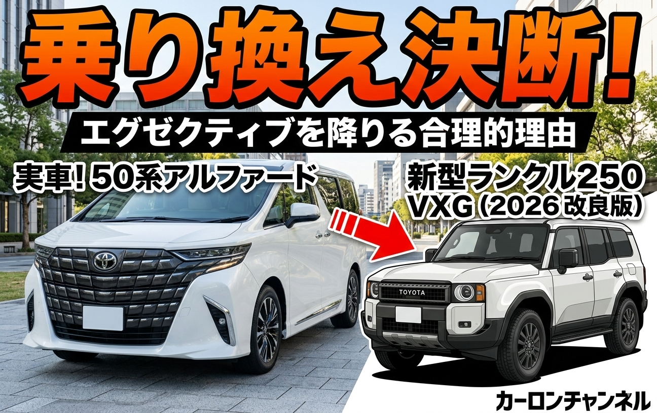 【2026年改良】アルファード・エグゼクティブラウンジを降りてでも「ランクル250 VXG」を選んだ合理的理由。年次改良でVXが“完成形”になった！